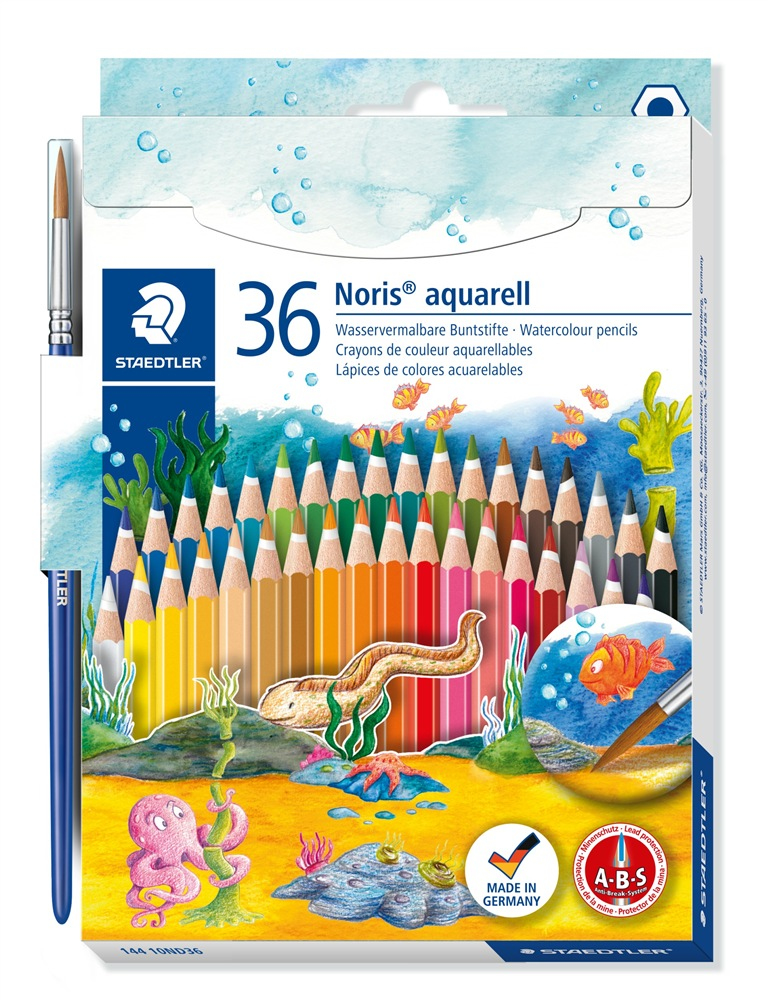 Kartonetui Buntstift Noris aqua 36St