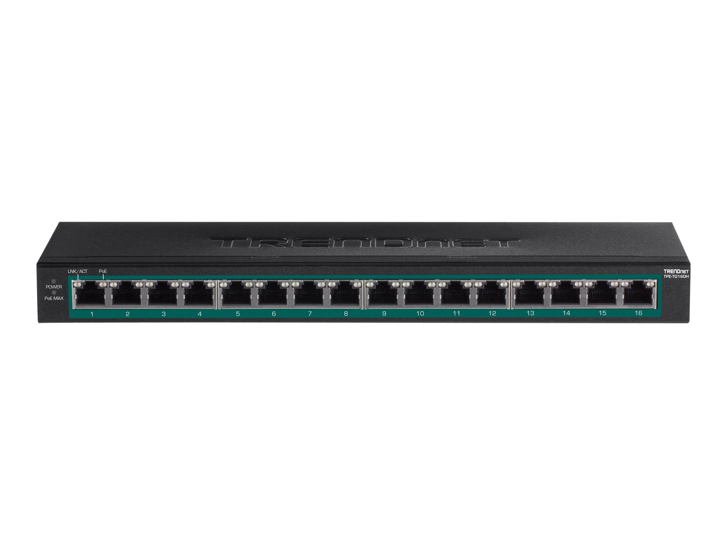 TPE TG160H - Switch - 16 x 10/100/1000 (PoE+)