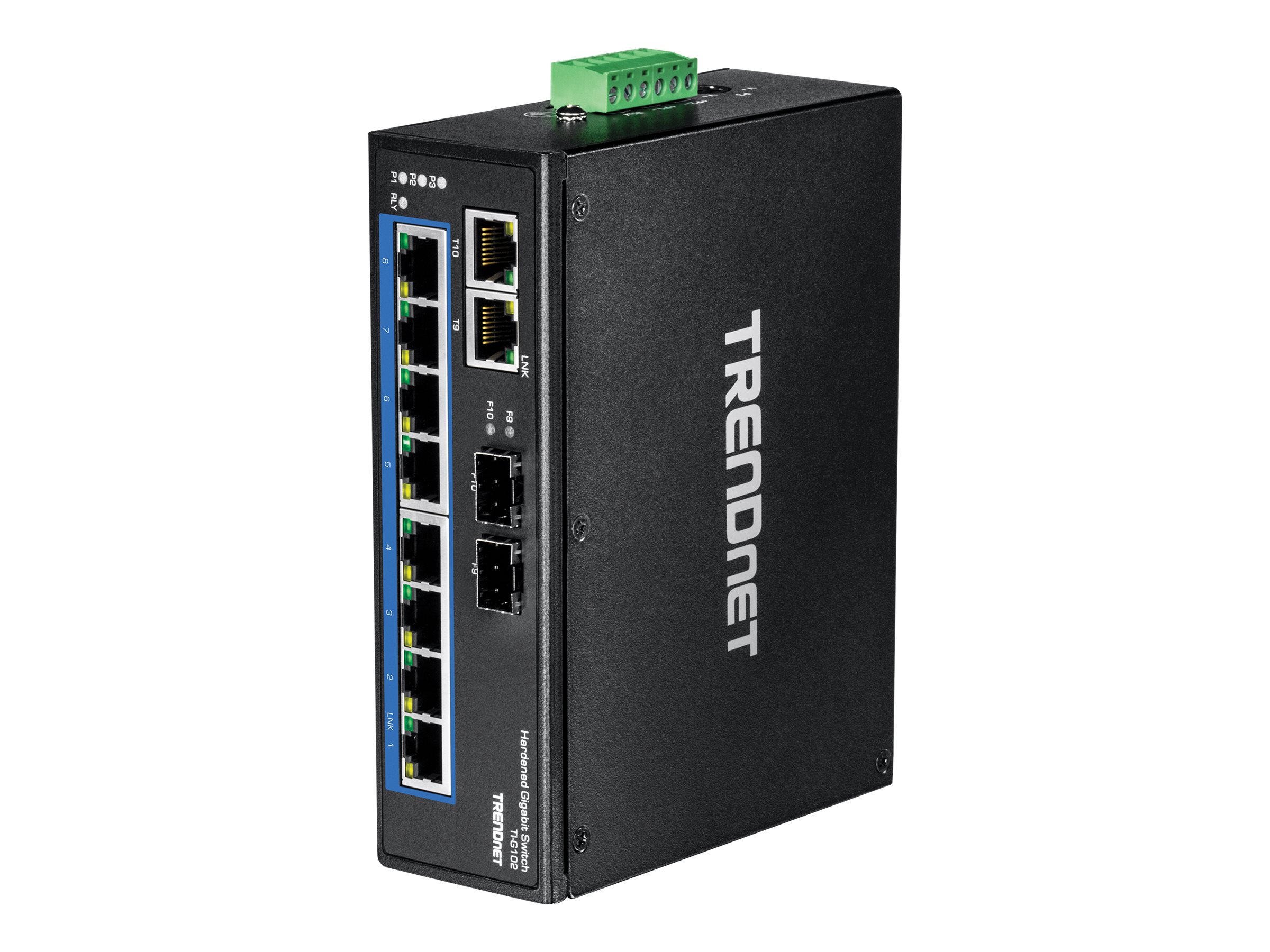 TI-G102 - Switch - unmanaged - 8 x 10/100/1000 + 2 x Kombi-Gigabit-SFP