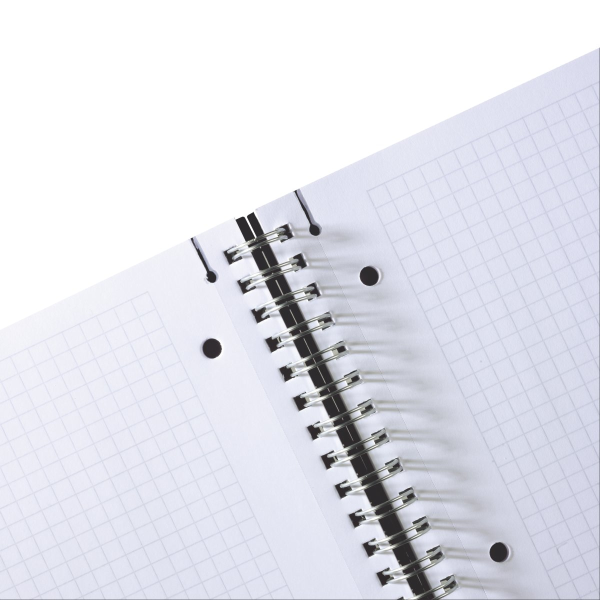 Spiralblock to go A4 80Bl Motiv schwarz Sonderlineatur kariert