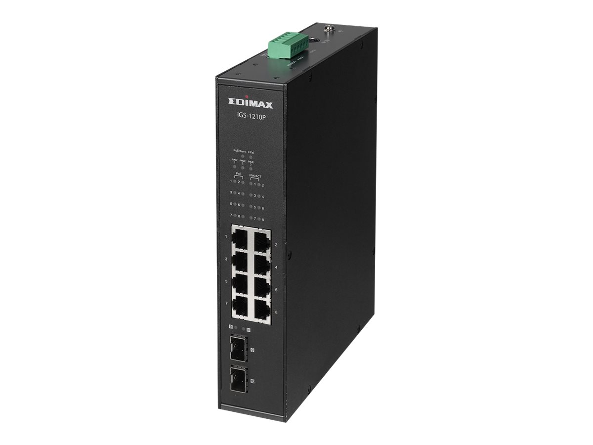 IGS-1210P - Switch - 8 x 10/100/1000 (PoE+)