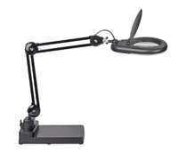 LED Lupenleuchte Viso mit Standfuß schwarz