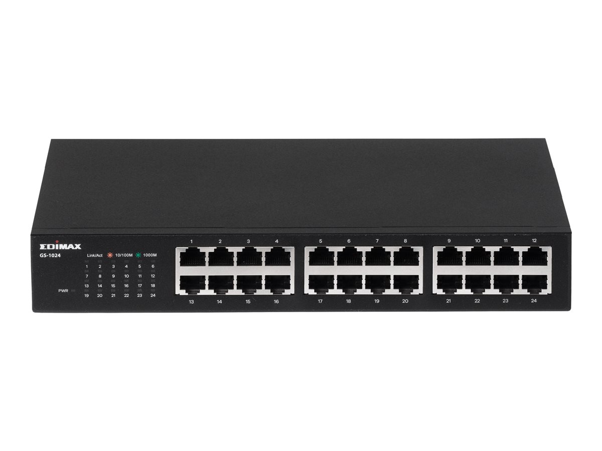 Switch GS-1024 Gigabit Ethernet 24 Ports Rackmount