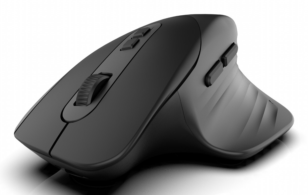Wrls Maus Ergo/1600DPI/7Tasten/2.4GHz/USB-C          sw
