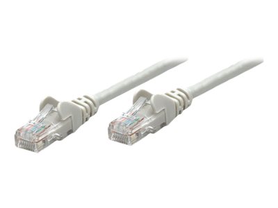 Network Patch Cable, Cat5e, 0.5m, Grey, CCA, U/UTP, PVC, RJ45, Gold Plated Contacts, Snagless, Booted, Polybag - Patch-Kabel - RJ-45 (M)