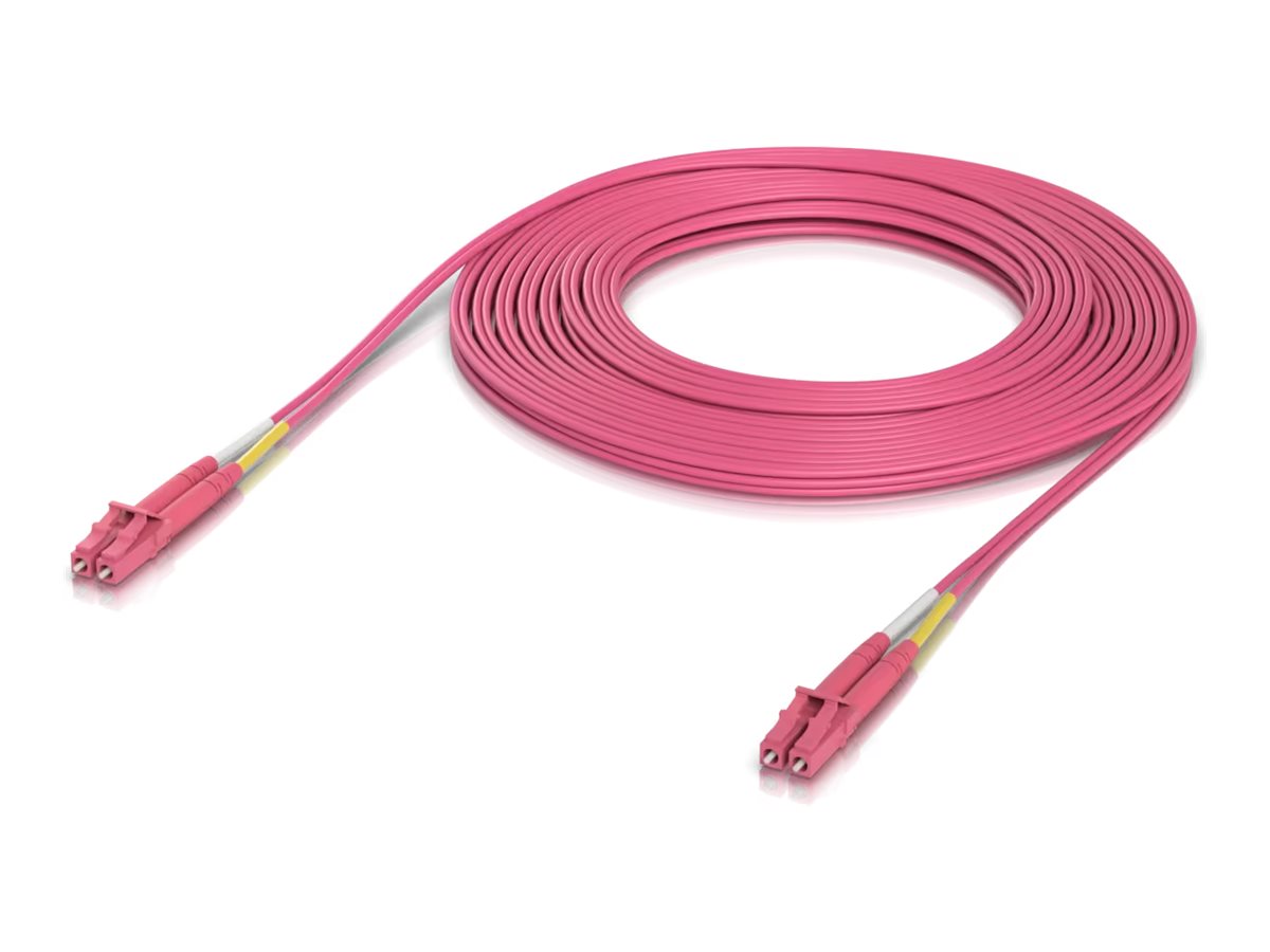 OM4 Duplex LC UPC Fiber Patch Cable 10M