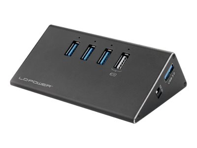 USB-Hub 3x USB 3.0 + 1xLadefunktion LC-HUB-ALU-2B-4