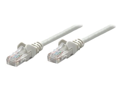 Network Patch Cable, Cat6, 0.5m, Grey, CCA, U/UTP, PVC, RJ45, Gold Plated Contacts, Snagless, Booted, Polybag - Patch-Kabel - RJ-45 (M)