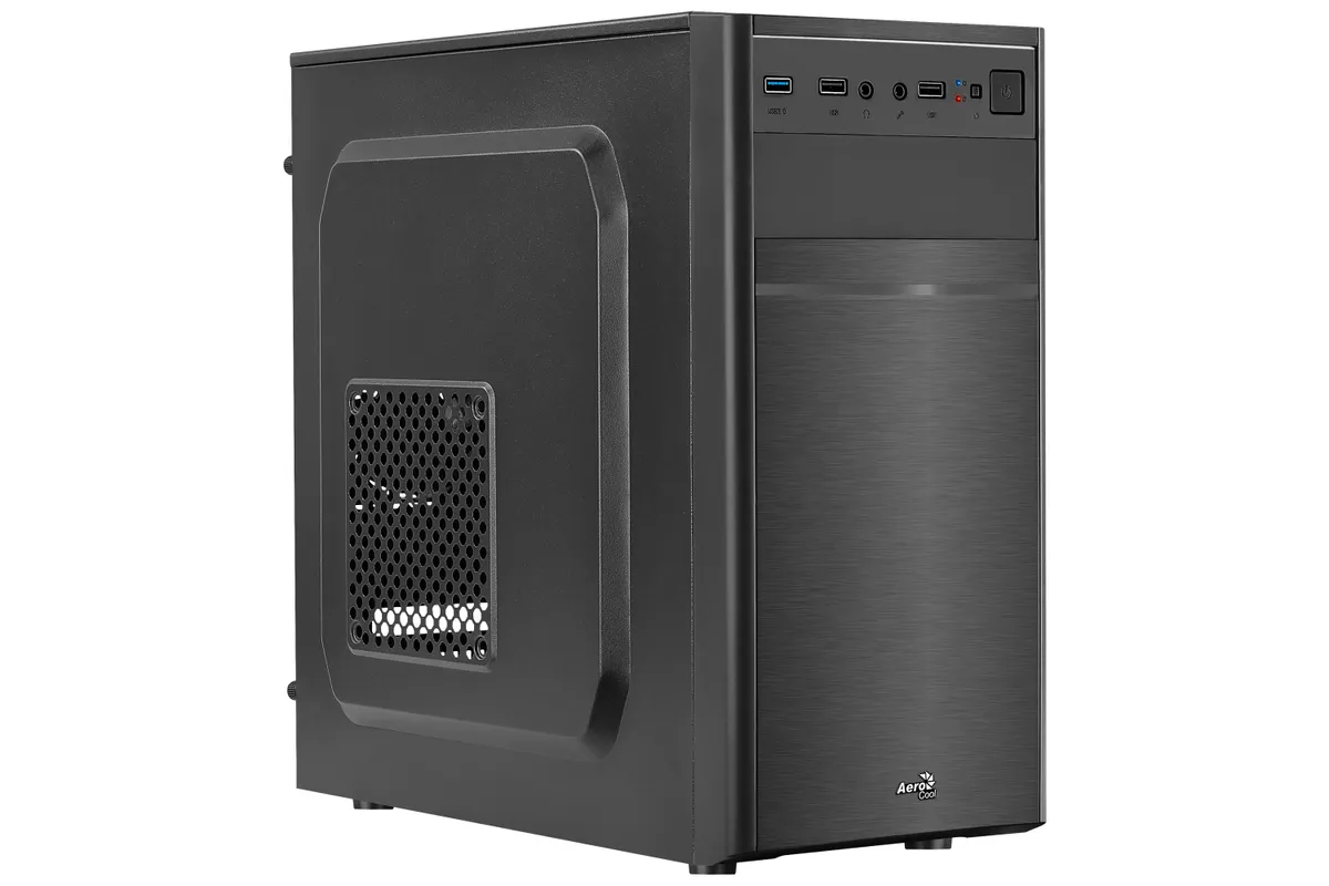 CS-103 V1 | Micro-ATX Mini Tower | Schwarz | 1× 80 mm Lüfter