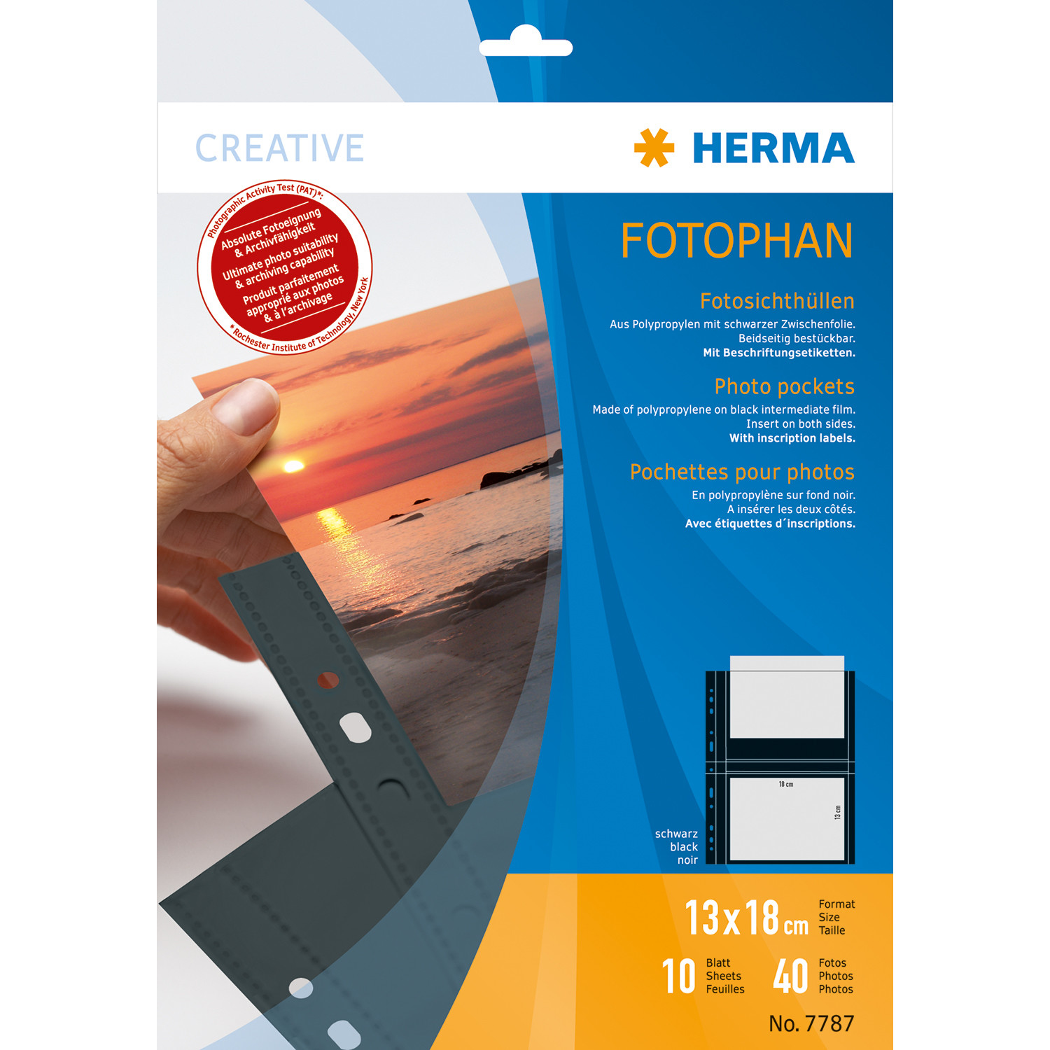 Fotophan Hüllen - A4 – Transparent (10 Stück)