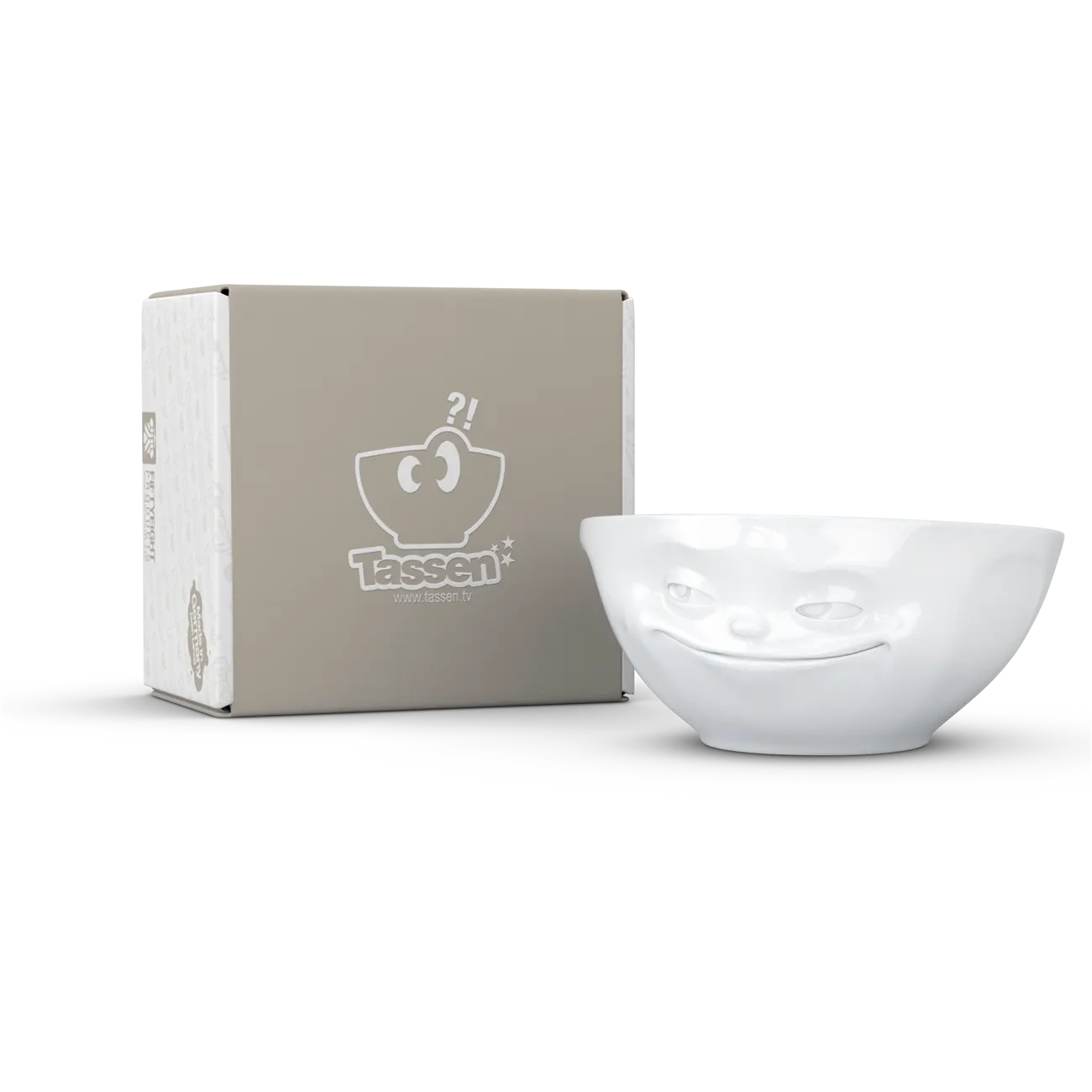 FIFTYEIGHT Schale 350ml - Grinsend weiß