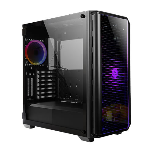NX1000 | ATX Mid Tower | Schwarz | 1× 120 mm ARGB | Tempered Glass