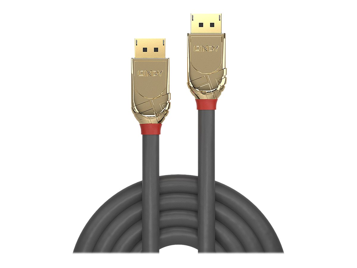 1m DisplayPort 1.4 Kabel, Gold Line