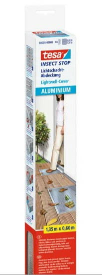 Insect Stop Lichtschacht-Abdeckung Aluminium 1,35 × 0,60 m