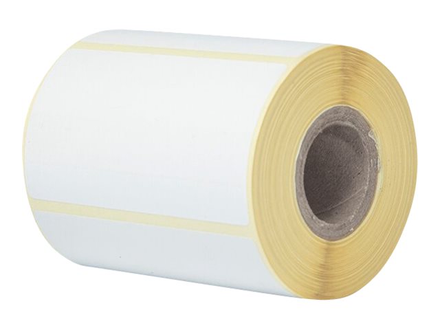 Einzeletikettenrolle Brother weiss 76x44mm 400St./Rolle 8er