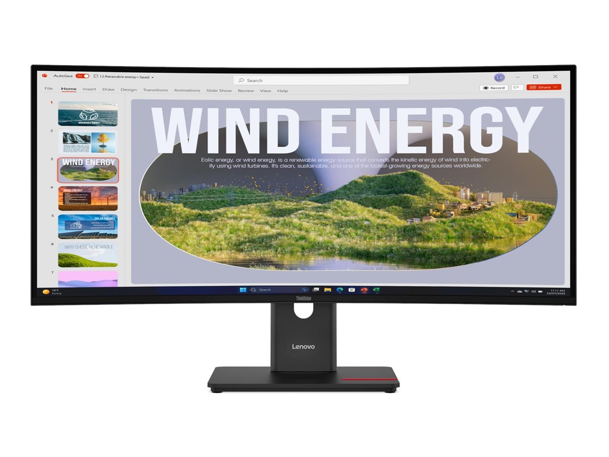 ThinkVision T34WD-40   34"   WQHD  HDMI/DP/USB-C