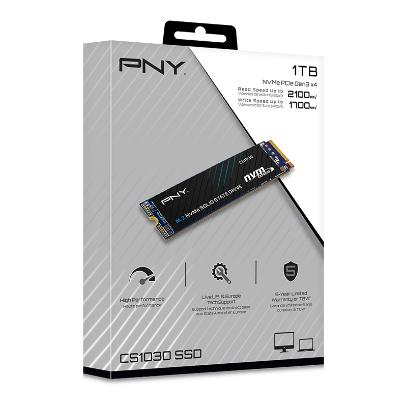SSD 1TB PNY M.2 PCI-E NVMe Gen3 CS1030 retail