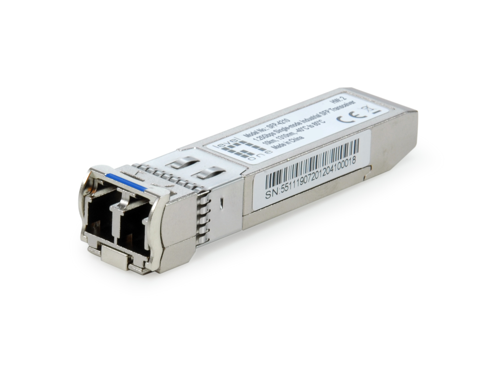 SFP Transceiver 1.25Gpbs SM  Duplex LC 1310nm  20km