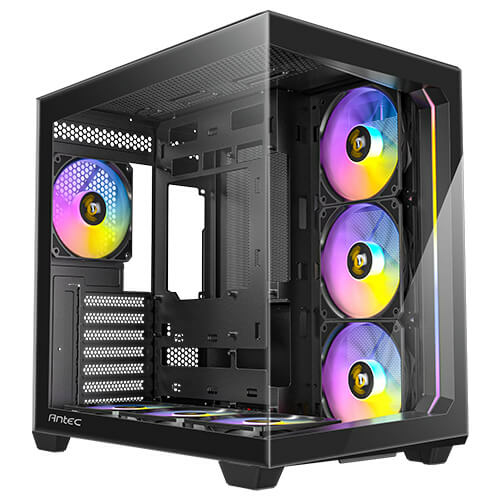 C5 ARGB Black | ATX Panorama Mid Tower | 7× PWM ARGB | Schwarz
