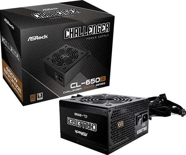 Challenger Series CL-650B 650W ATX Netzteil 80+ Bronze black retail