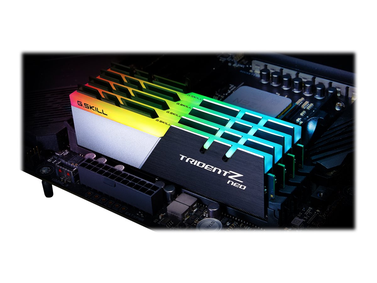 4x 8GB (32GB Kit) DDR4-3600 G.Skill Trident Z Neo RGB CL18