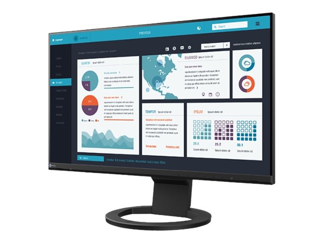 FlexScan EV2490-BK - Mit FlexStand - LED-Monitor - 60.5 cm (23.8")