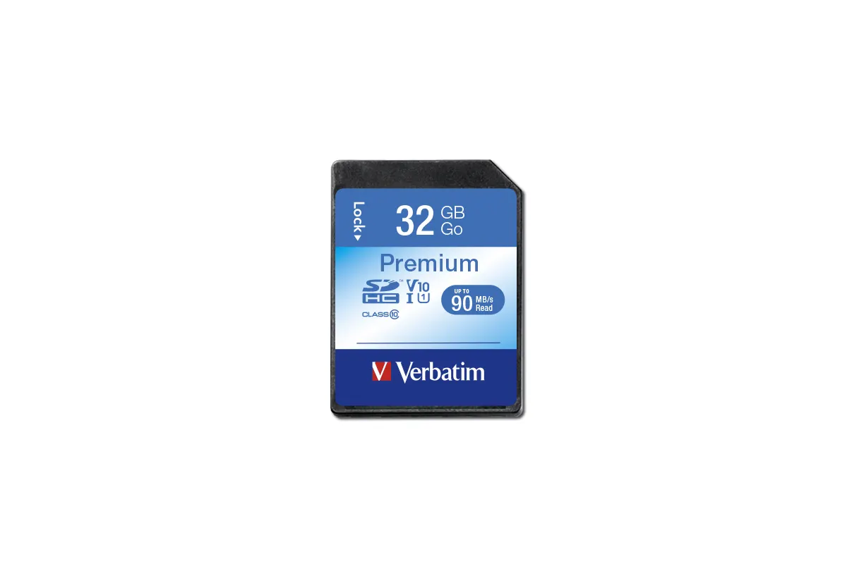 Premium SDHC 32GB | UHS-I U1 | Class 10 | 90 MB/s