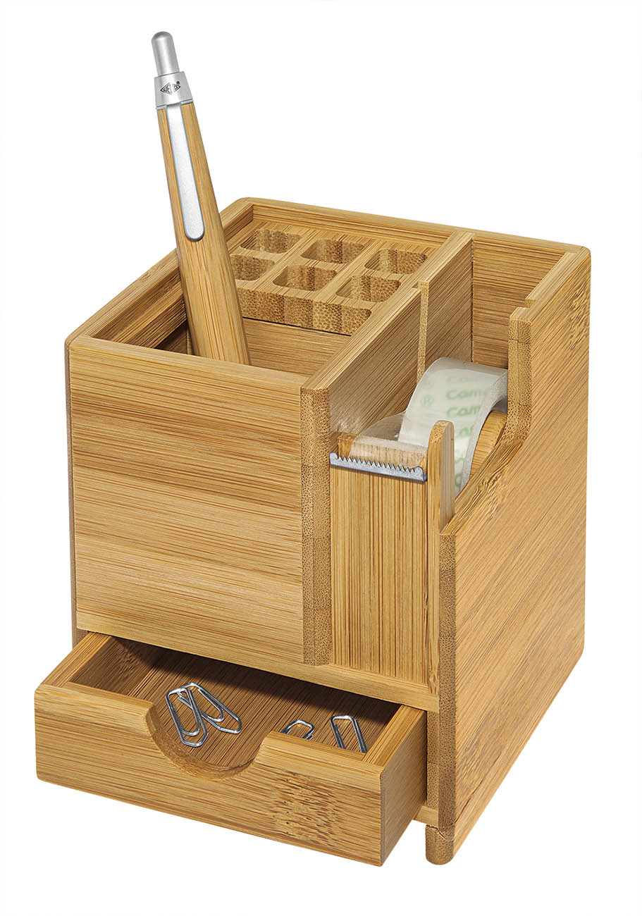 Tischorganizer Bambus inkl. Abroller