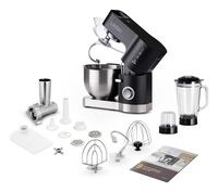 Küchenmaschine 5.5L 1200BC mit Zubehör        schwarz retail