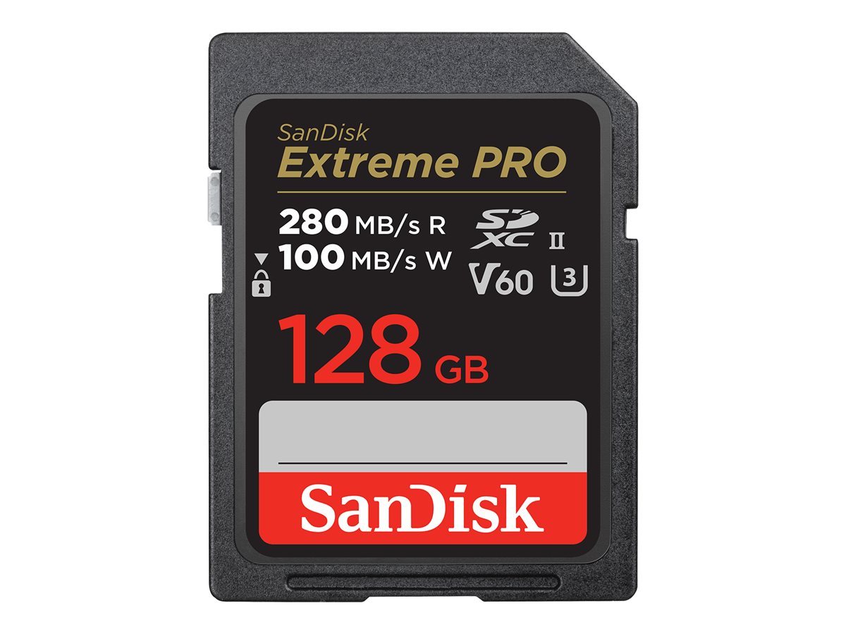 SD MicroSD Card 128GB SanDisk Extreme Pro SDXC UHS-II V60