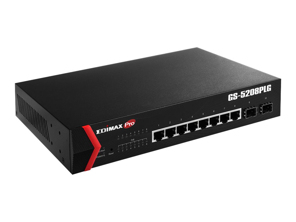 Pro GS-5208PLG V2 - V2 - Switch - Smart - 8 x 10/100/1000 (PoE+)