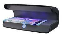 SafeScan 55 LED UV Prüfgerät für Währungen, Pässe Schwarz