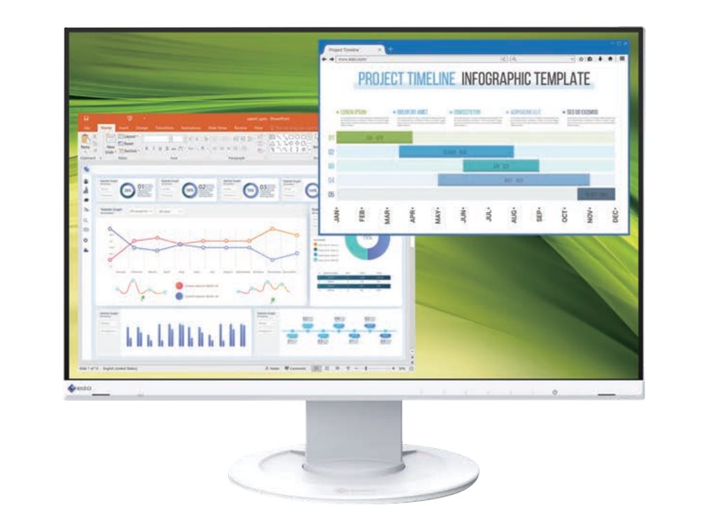 FlexScan EV2360-WT - LED-Monitor - 57.2 cm (22.5")