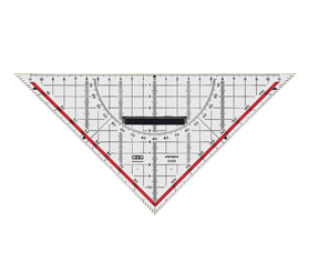 2332 - 0100 - Dreieck - Schwarz - Rot - Weiß - Acryl - 32 cm