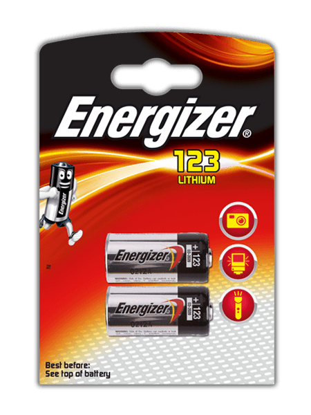 123 - Batterie 2 x CR17345 - Li/MnO2