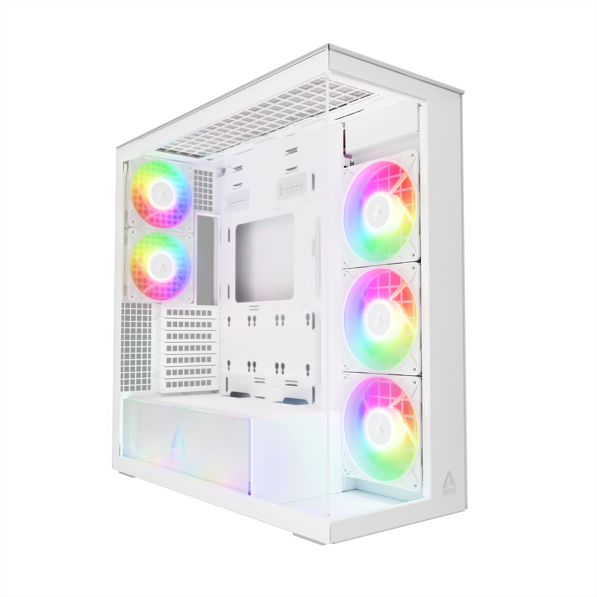 ARCTIC Geh Xtender White with GPU vertical mount