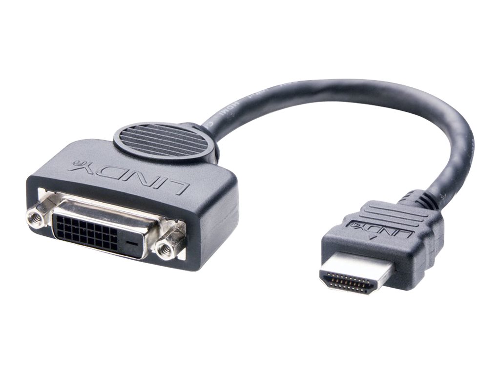 HDMI Stecker / DVI-D Buchse Adapterkabel 0.2m