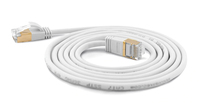Patchkabel SSTP CAT7 Ste. CAT6a d=4mm    0,25m weiß