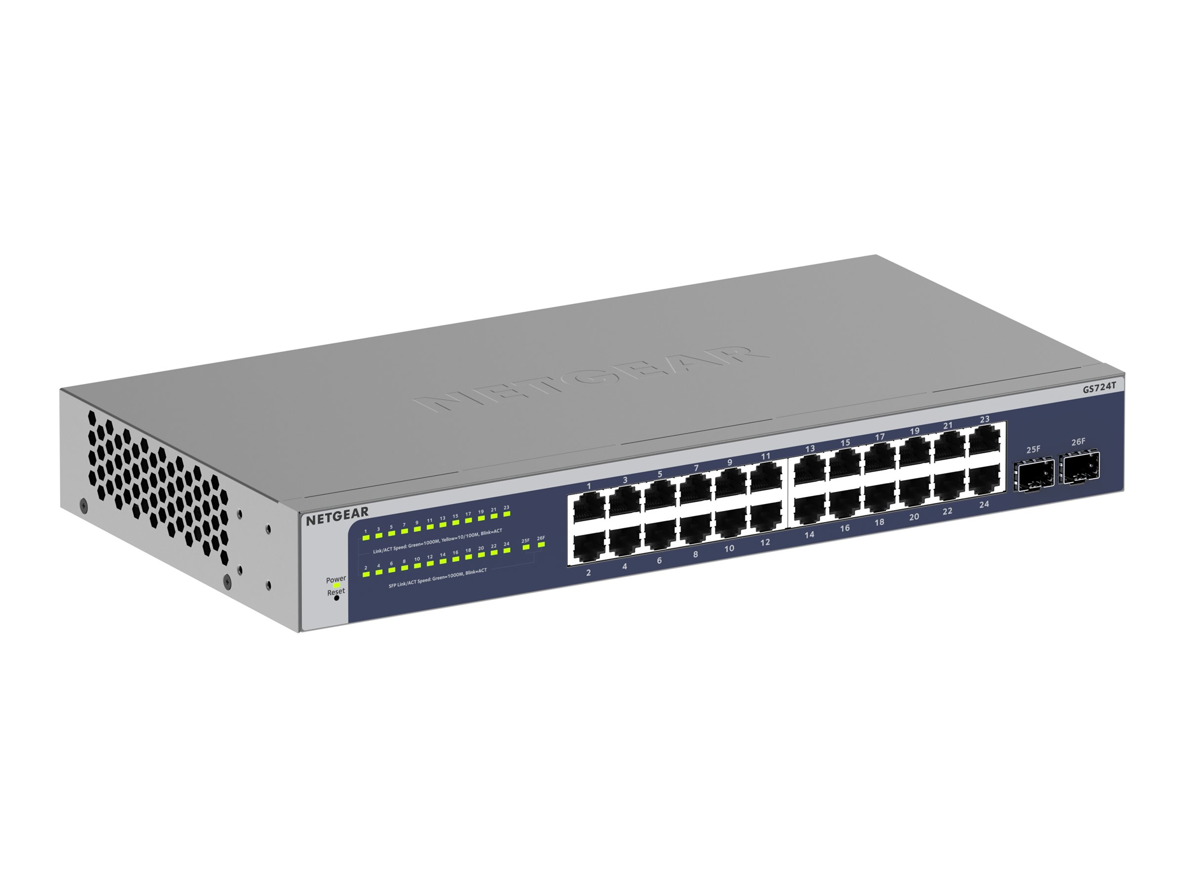 NETGEAR Switch 24x GE GS724T-600EUS