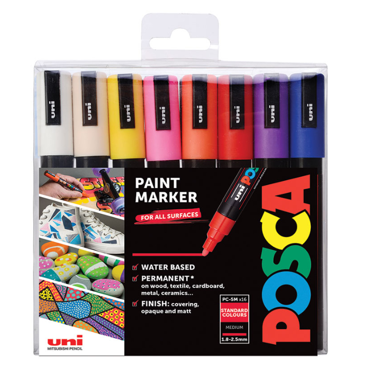 Acryl-Marker UNI PC-5M 16er Set