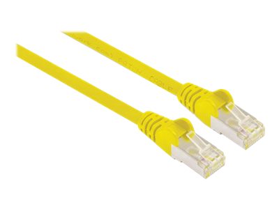 Network Patch Cable, Cat7 Cable/Cat6A Plugs, 2m, Yellow, Copper, S/FTP, LSOH / LSZH, PVC, RJ45, Gold Plated Contacts, Snagless, Booted, Polybag - Patch-Kabel - RJ-45 (M)