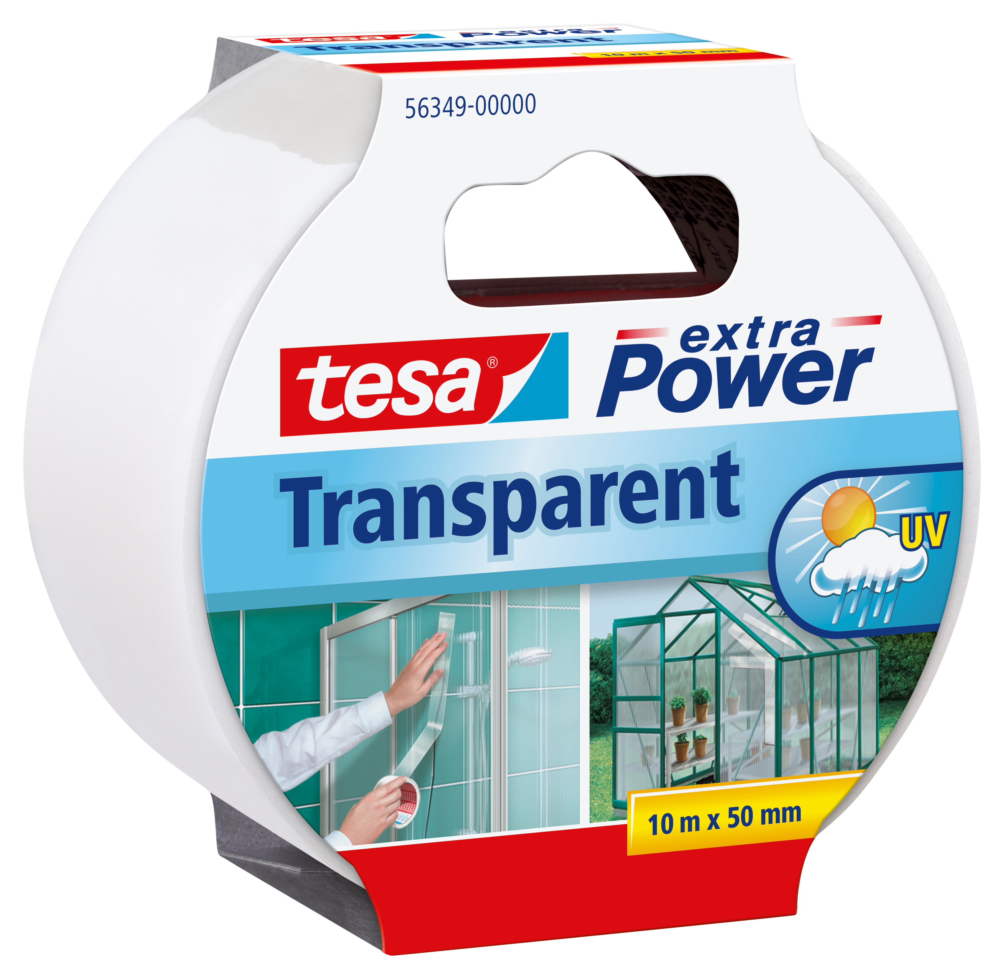 extra Power Transparant - 10 m - Transparent - Glas - Kunststoff - Stark - 48 mm - 1 Stück(e)