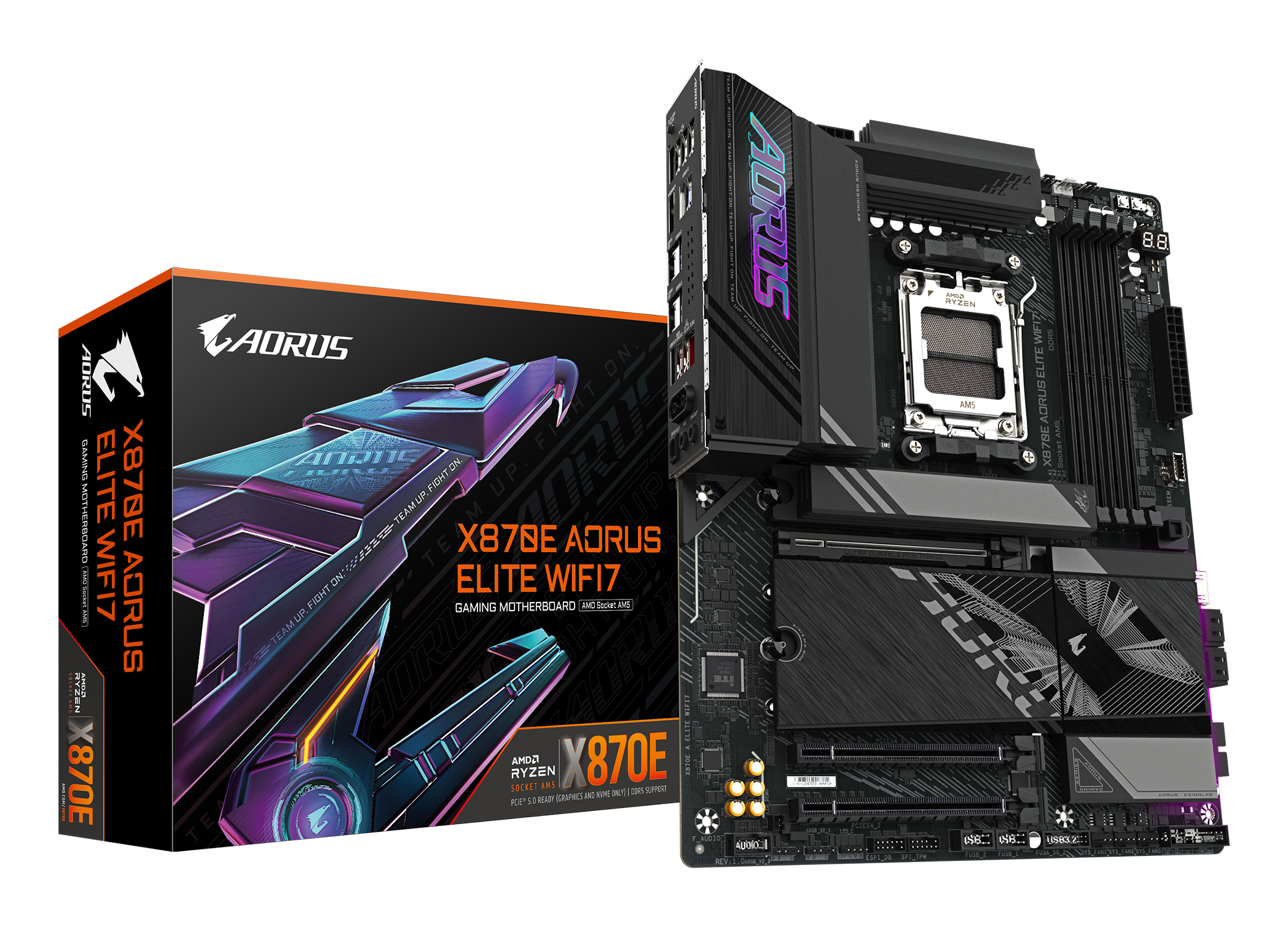 X870E Aorus Elite WIFI7 - AMD X870E - So. AM5 - ATX