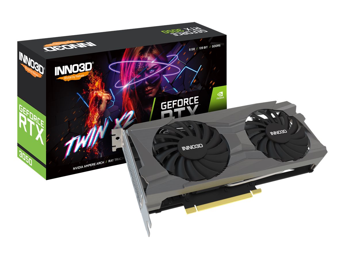 RTX3050 Twin X2             8GB GDDR6 HDMI DVI DP