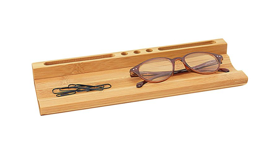 Stifteschale Bambus Butler mit Handyhalter