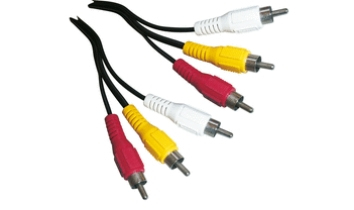Audiokabel AV Cinchkabel 1,5m Schwarz