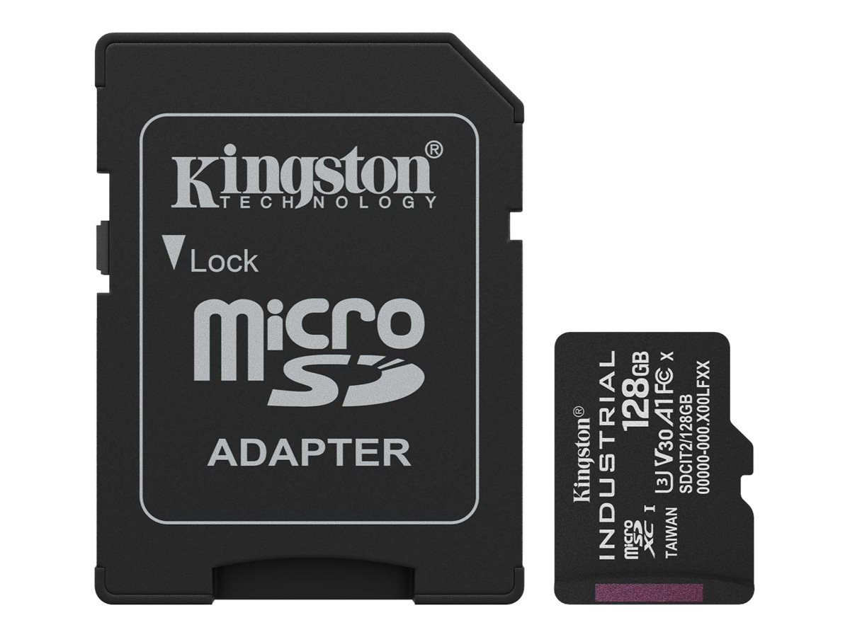 SD MicroSD Card 128GB Kingston SDHC (Class10) w.A retail