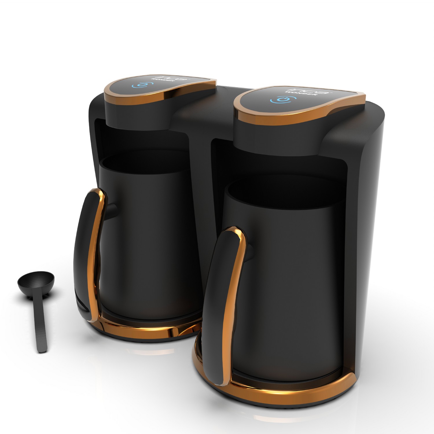 Mokka Kaffeemaschine Duo Touch-Control IKM-012, mit Turbo-Modus
