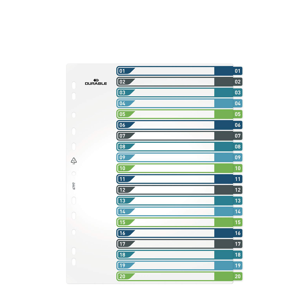 Register – A4+ – 20-teilig