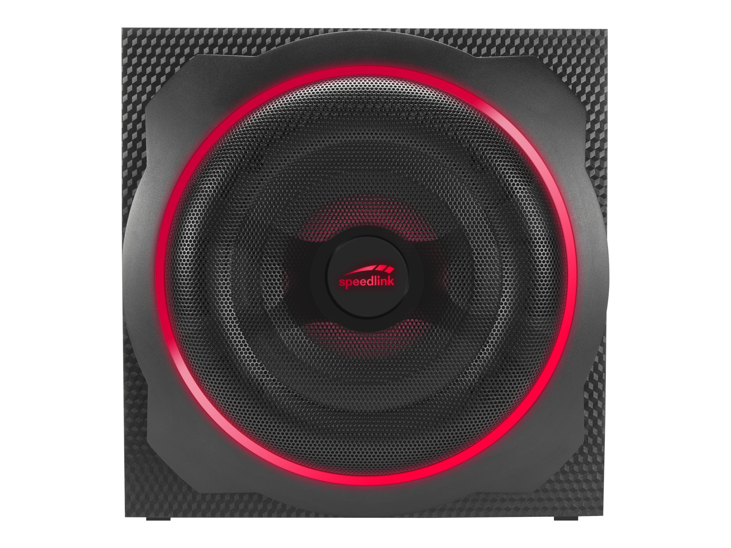 Speedlink Lautsprecher GRAVITY CARBON RGB, 2.1 System, schwarz